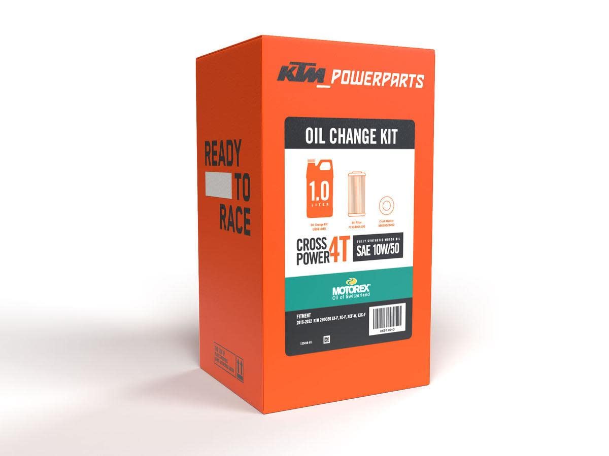 Amazon.com: KTM Motorex Cross Power 4T oil change kit for 250cc